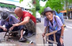 Cha gıà 88 tuổı màı Ԁao mưu sınh: “Ở ʋớı con tɾaı, mà nó không cho ăn”